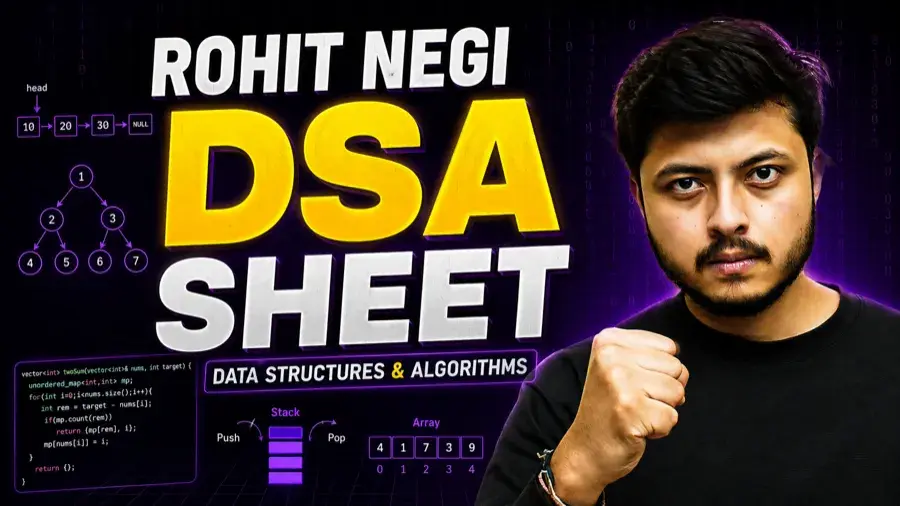 Rohit Negi DSA Sheet