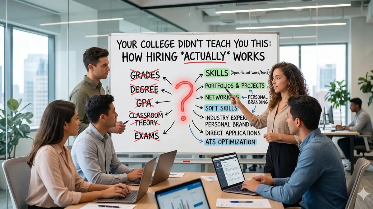 Your College Didn't Teach You This: How Hiring Actually Works