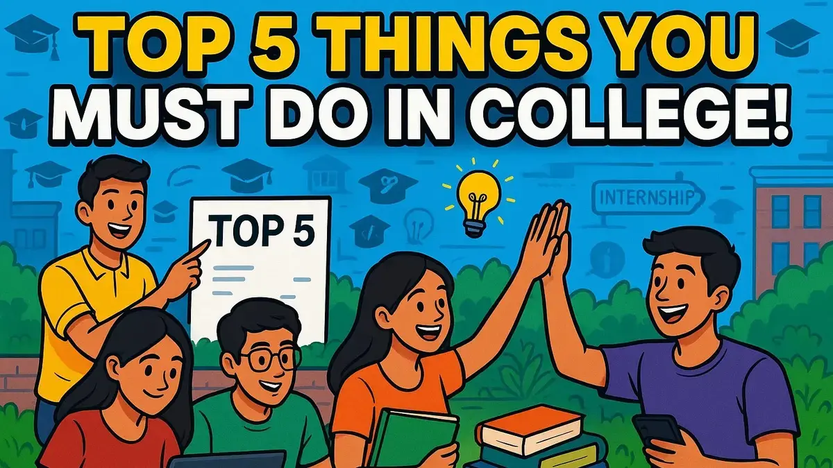 Top 5 Things You Must Do in College: A Guide for Students