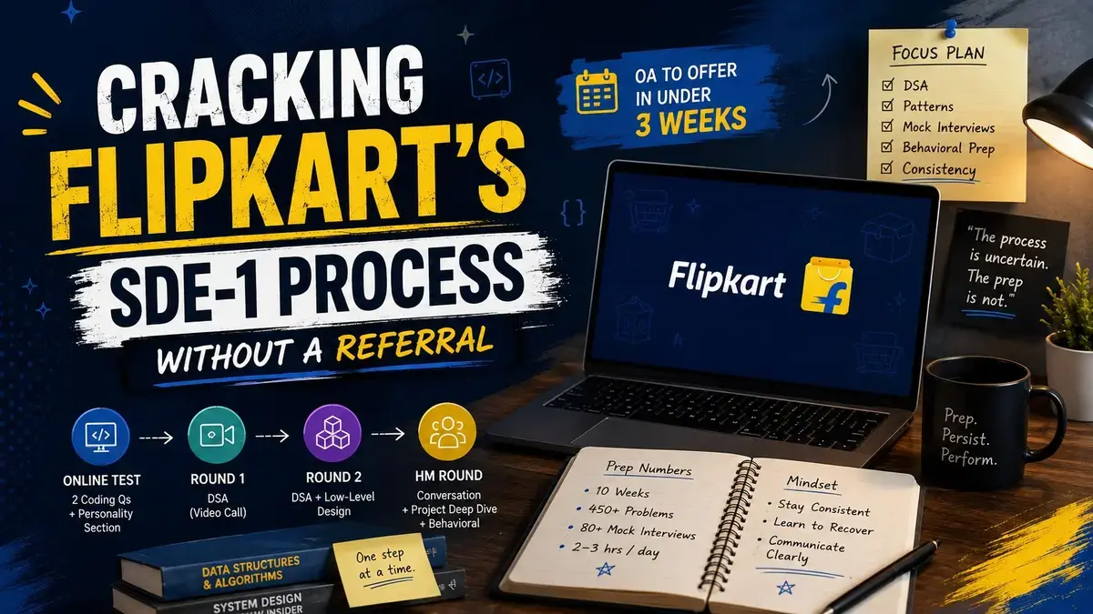 I Applied to Flipkart With Zero Referrals. Here's What Actually Happened.