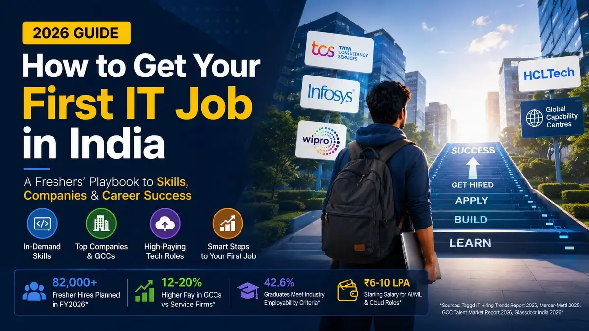 How to Get a Tech Job in India as a Fresher: A 2026 Step-by-Step Guide