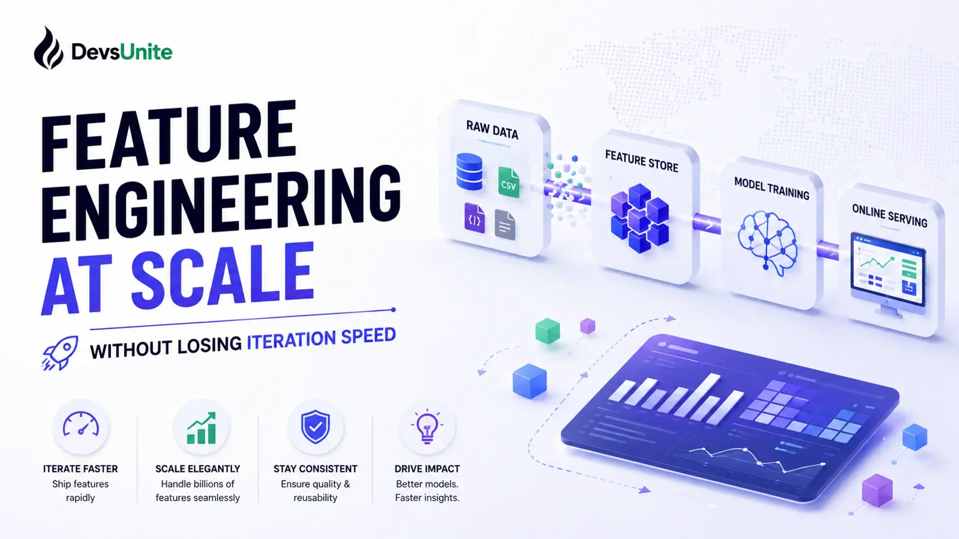 Feature Engineering at Scale Without Losing Iteration Speed